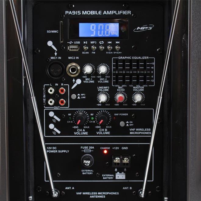 VONYX SPJ-PA915 baterijsko ozvočenje