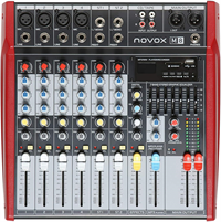 Novox M8 mešalna miza z USB predvajalnikom