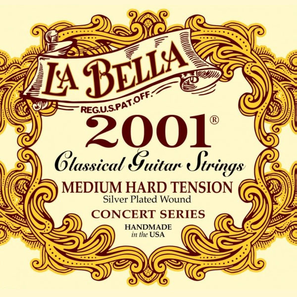 La Bella 2001 Medium Hard - strune za klasično kitaro