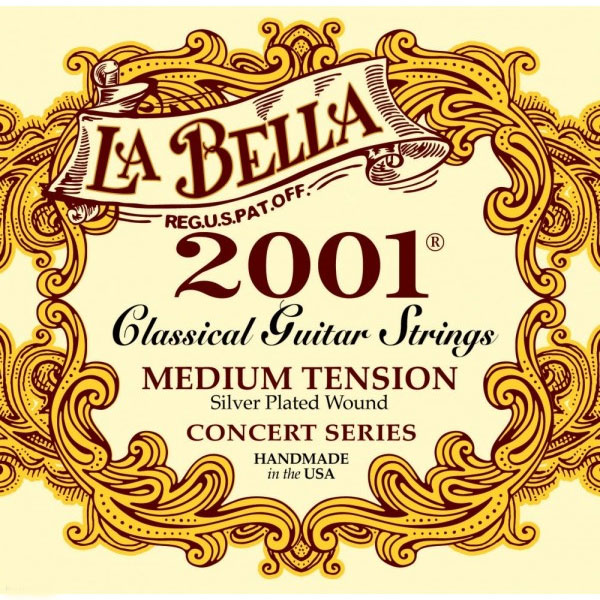 La Bella 2001 Medium Tension - strune za klasično kitaro
