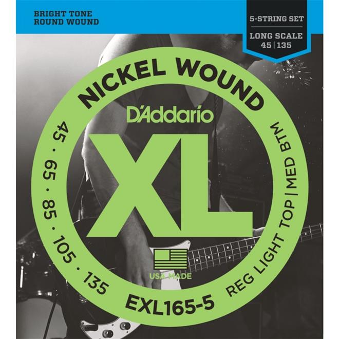 D'ADDARIO EXL165-5 045-135 strune za 5-strunsko bas kitaro