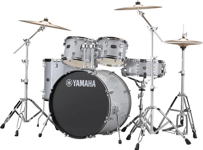 Yamaha Rydeen Standard Silver Glitter komplet bobnov s činelami