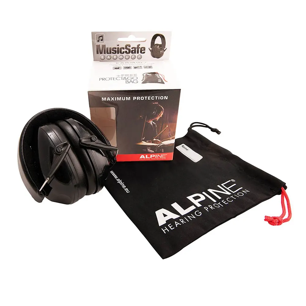 Alpine MusicSafe Earmuff glušniki črni
