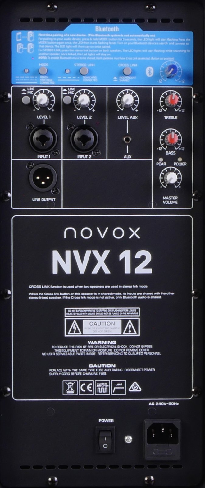 Novox NVX12 aktivni zvočnik z Blutetooth