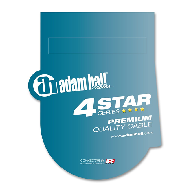 Adam Hall 4 STAR MMP 0500 5m XLRm -> mJack 6.3mm