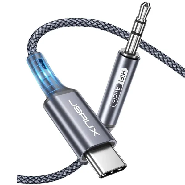 Jsa USB-C na 3,5 jack stereo kabel 1m