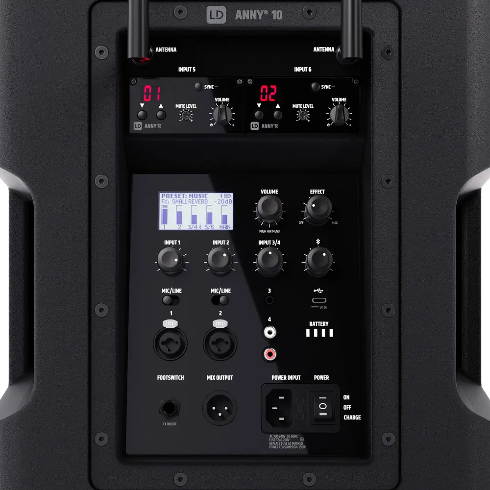 LD Systems ANNY® 10 HHD 2 B5 Bluetooth prenosni baterijski zvočnik