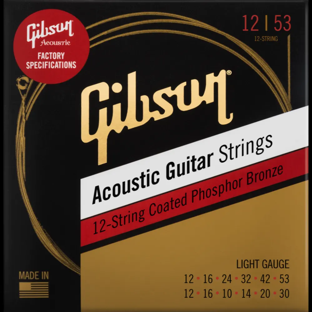 Gibson SAG-PB12L Phosphor Bronze 12-string strune za akustično kitaro