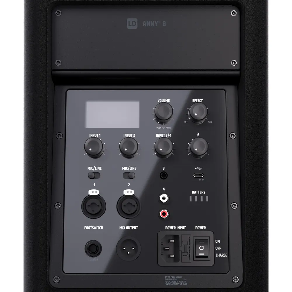 LD Systems ANNY® 8 Bluetooth prenosni baterijski zvočnik