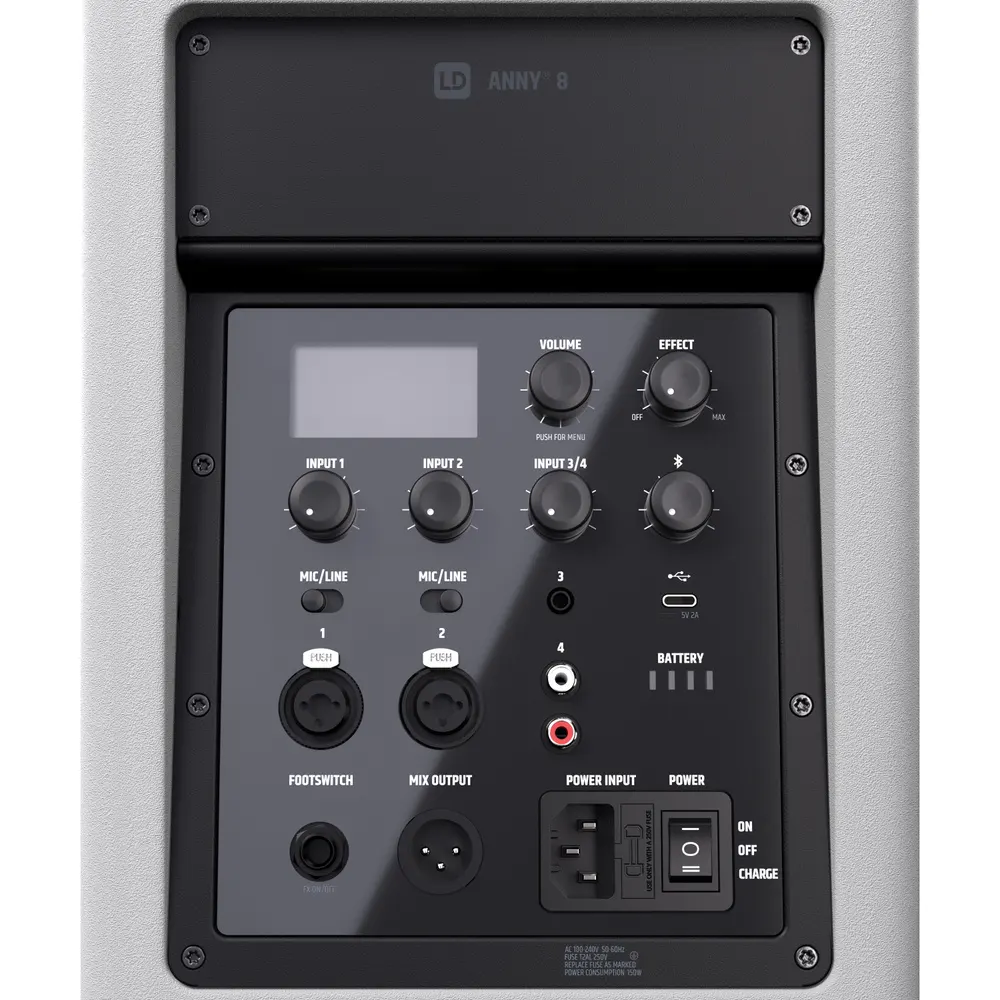 LD Systems ANNY® 8 W Bluetooth prenosni baterijski zvočnik