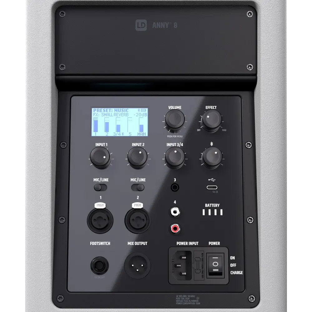 LD Systems ANNY® 8 W Bluetooth prenosni baterijski zvočnik