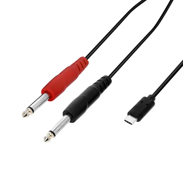 AH Cables USB-C na 2x 6,3 Jack 3m povezovalni kabel