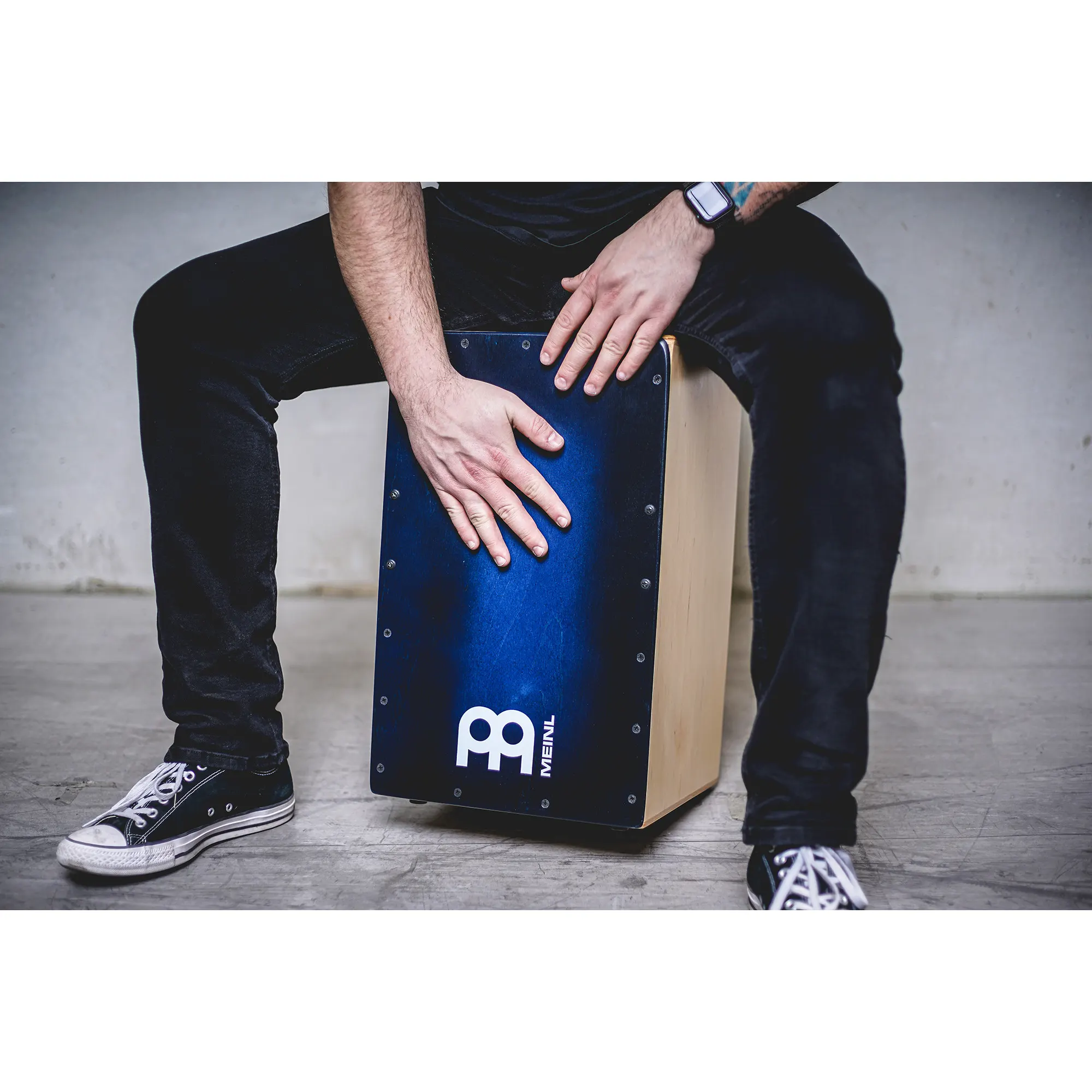 Meinl Snarecraft Cajon 100 Blue Burst