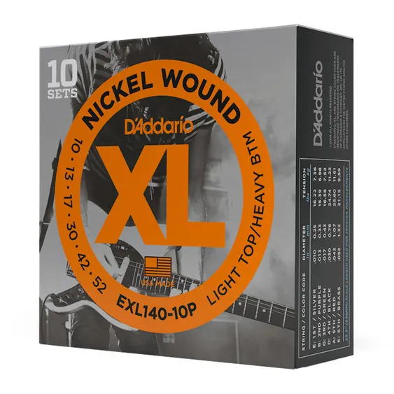 D'ADDARIO EXL140 10-52 10pak strune za električno kitaro - KOPIJA
