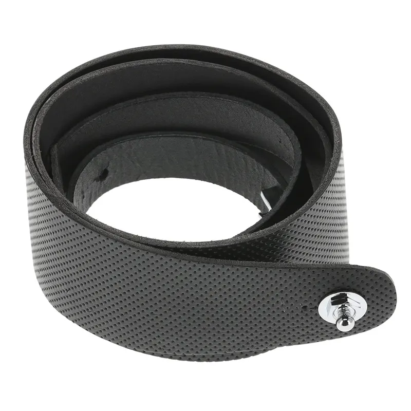 GEWA Premium 70 usnjen pas za kitaro Black Punctured s Strap-lock sistemom