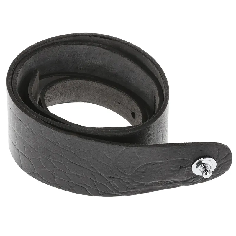 GEWA Premium 70 usnjen pas za kitaro Black Grained s Strap-lock sistemom