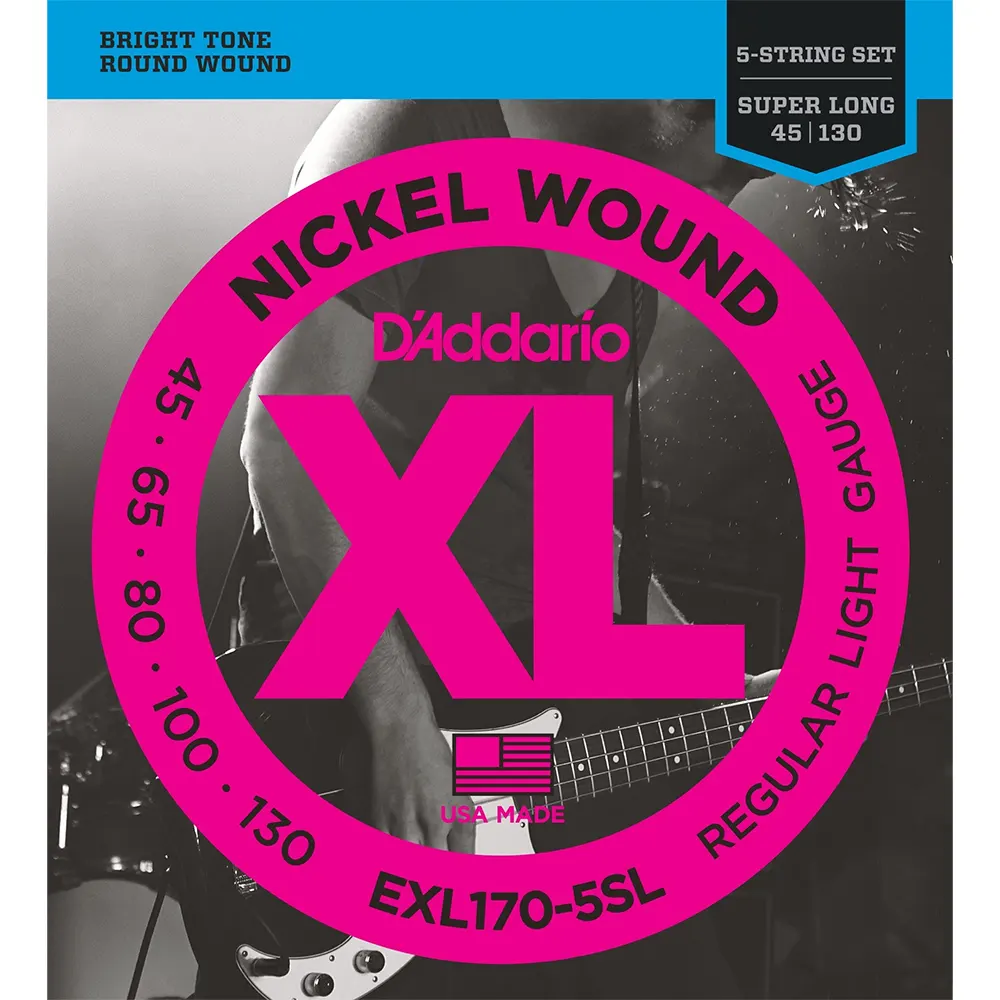 D'ADDARIO EXL170-5 45-130 strune za 5-strunsko bas kitaro