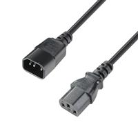 Napajalni kabel 220V podaljšek C13 - C14 3m Value