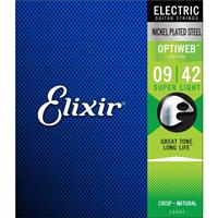 ELIXIR 09-42 SUPER LIGHT OPTIWEB strune za električno kitaro