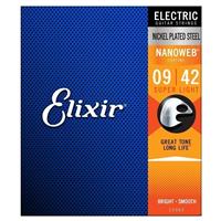 ELIXIR 09-42 SUPER LIGHT NANOWEB  strune za električno kitaro