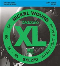 D'ADDARIO EXL220 40-95 strune za bas kitaro