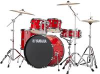 Yamaha Rydeen Studio Hot Red komplet bobnov s činelami