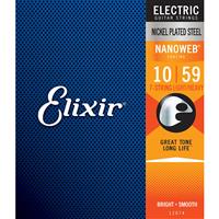 ELIXIR 010/059 LIGHT/HEAVY NANOWEB strune za 7-strunsko električno kitaro