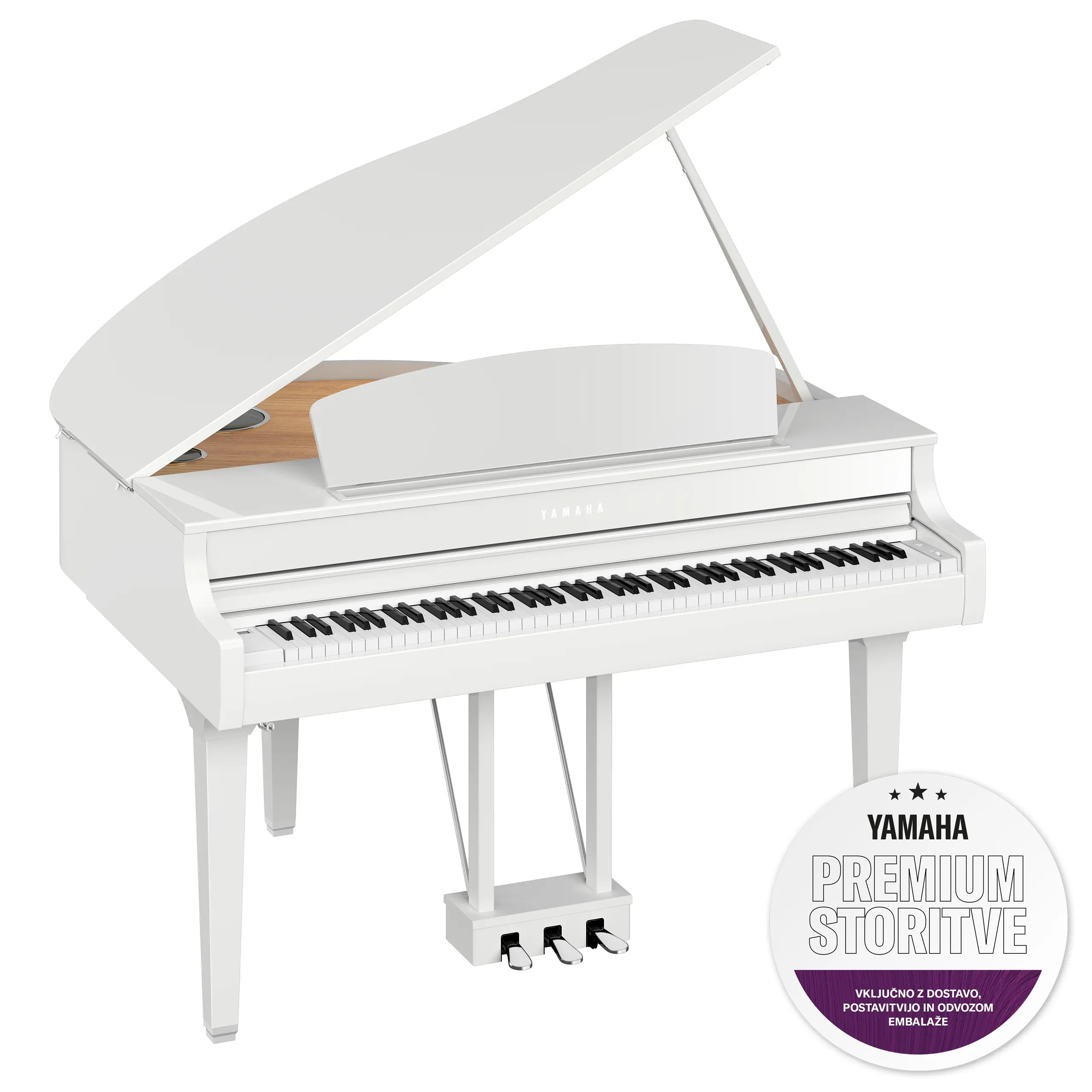 Yamaha CLP-795 GP PW Clavinova Premium koncertni električni klavir