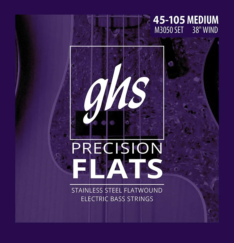 GHS M3050 45-105 brušene strune za bas kitaro