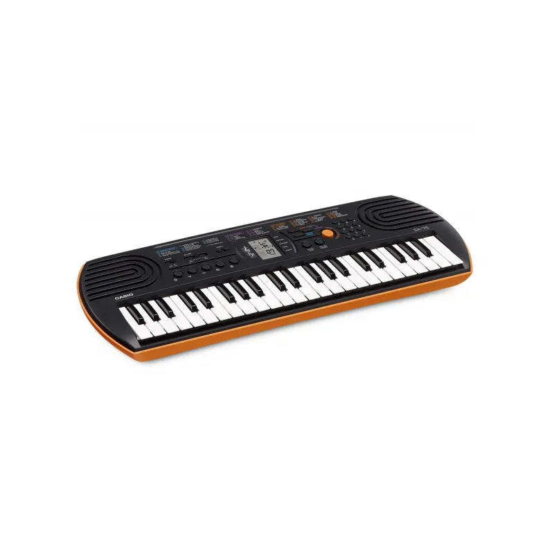 CASIO SA76 mini klaviatura - oranžna