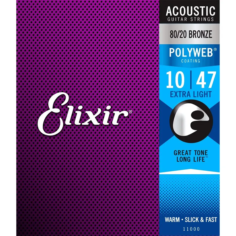 ELIXIR 10-47 EXTRA LIGHT POLYWEB acoustic strune