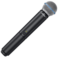 Shure BLX288/Beta58 dvojni ročni daljinski mikrofon