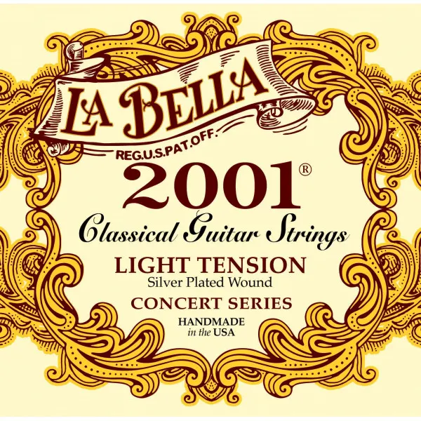 La Bella 2001 Light Tension - strune za klasično kitaro