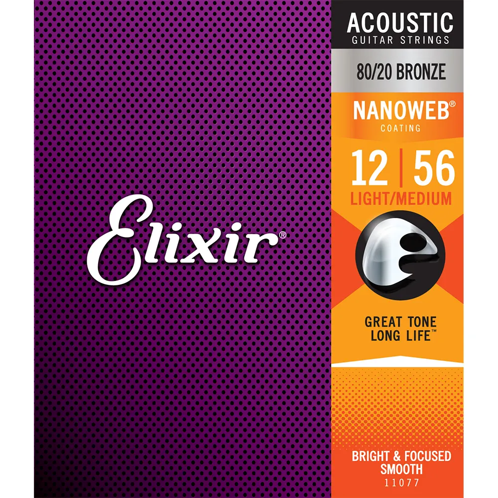 ELIXIR 12-56 LIGHT MEDIUM NANOWEB acoustic