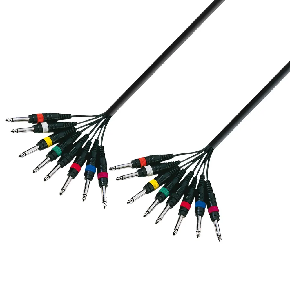 Adam Hall Cables 3 STAR L8PP0300 Multicore Cable 3m  8 x 6.3mm Jm to 8 x 6.3mm Jm