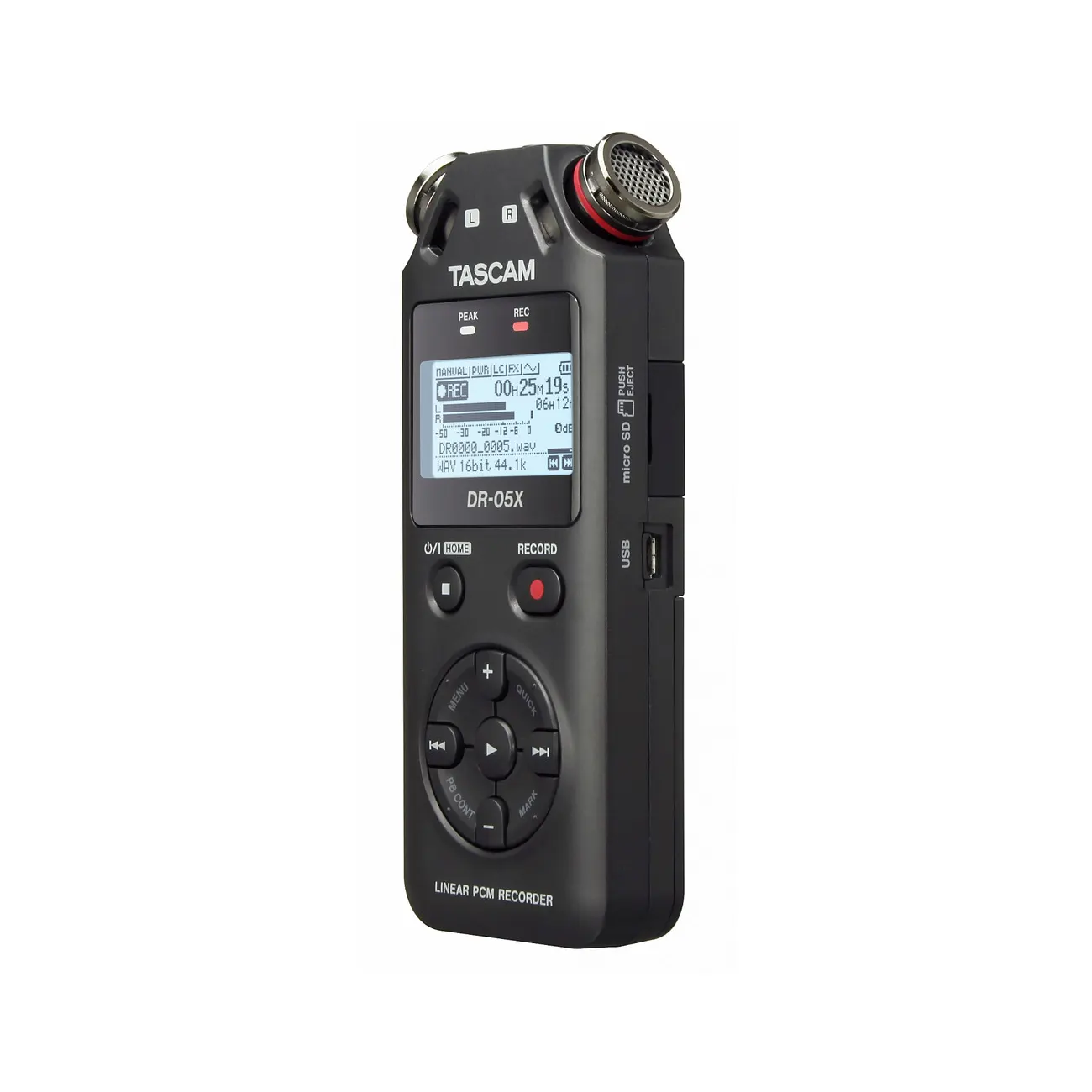 TASCAM DR-05X Ročni stereo avdio snemalnik / USB vmesnik