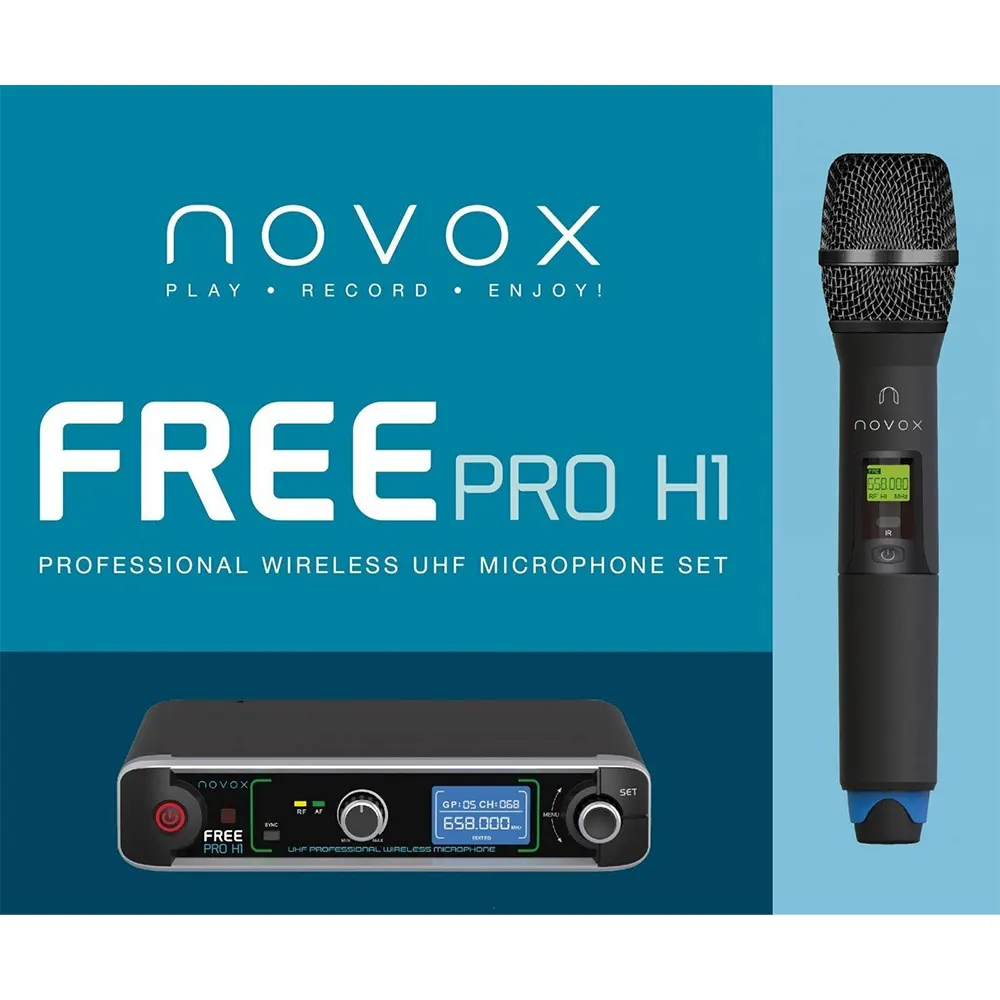 Novox FREE PRO H1 ročni daljinski mikrofon
