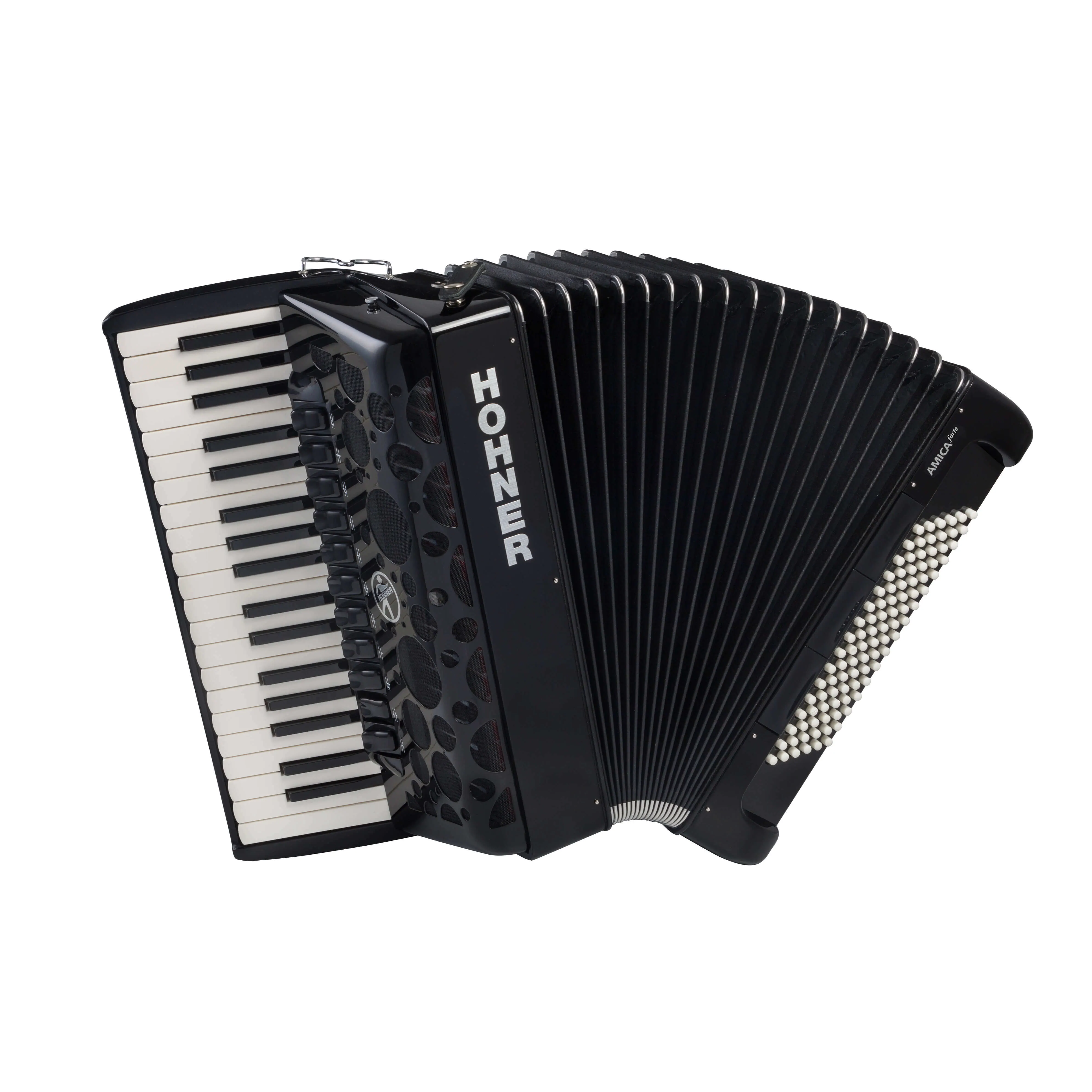 HOHNER AMICA Forte IV 96 Black klavirska harmonika s torbo