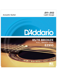 D'ADDARIO EZ910 11-52 bronze strune za akustično kitaro