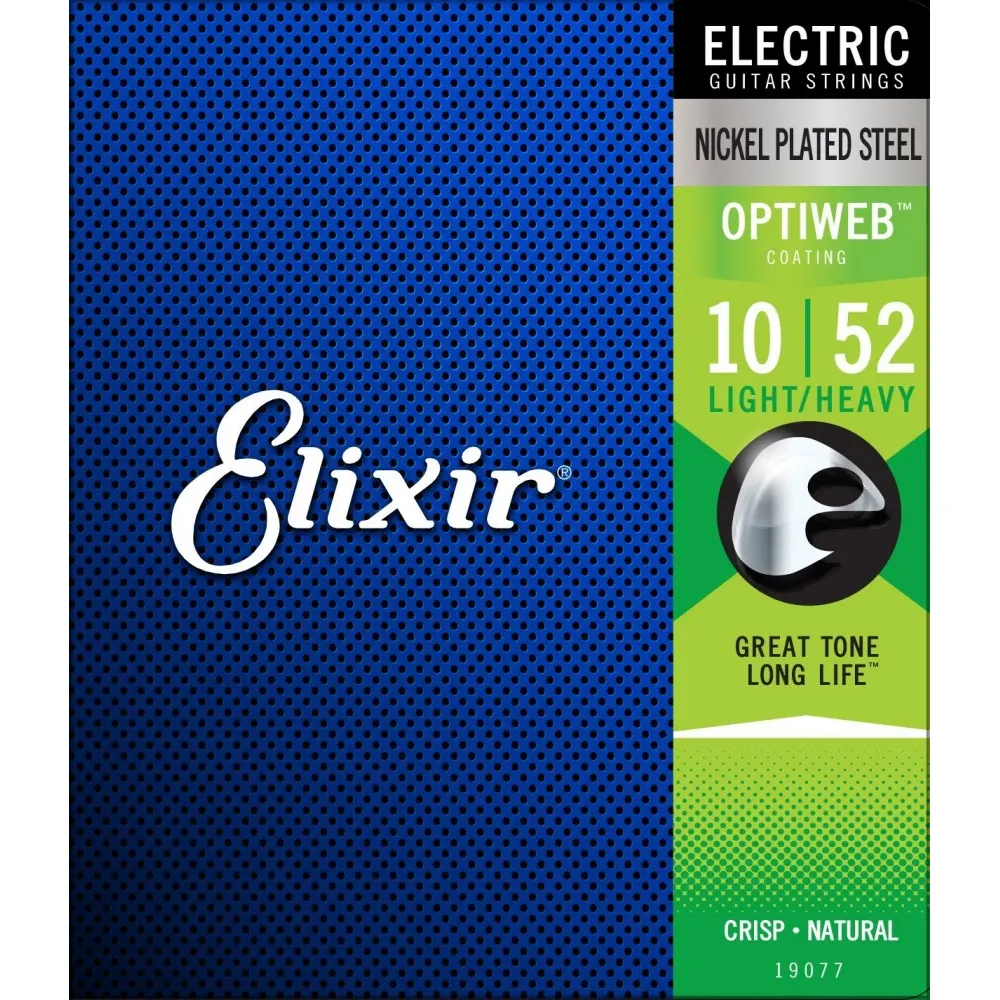 ELIXIR 10-52 LIGHT HEAVY NANOWEB strune za električno kitaro