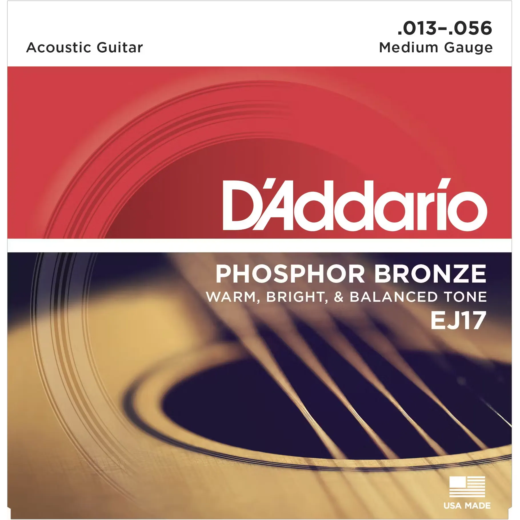 Daddario EJ17 013-056 Phosphor bronze strune za akustično kitaro