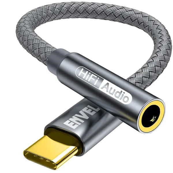 Envel USB-C na Jack 3,5 stereo ženski konektor kabel