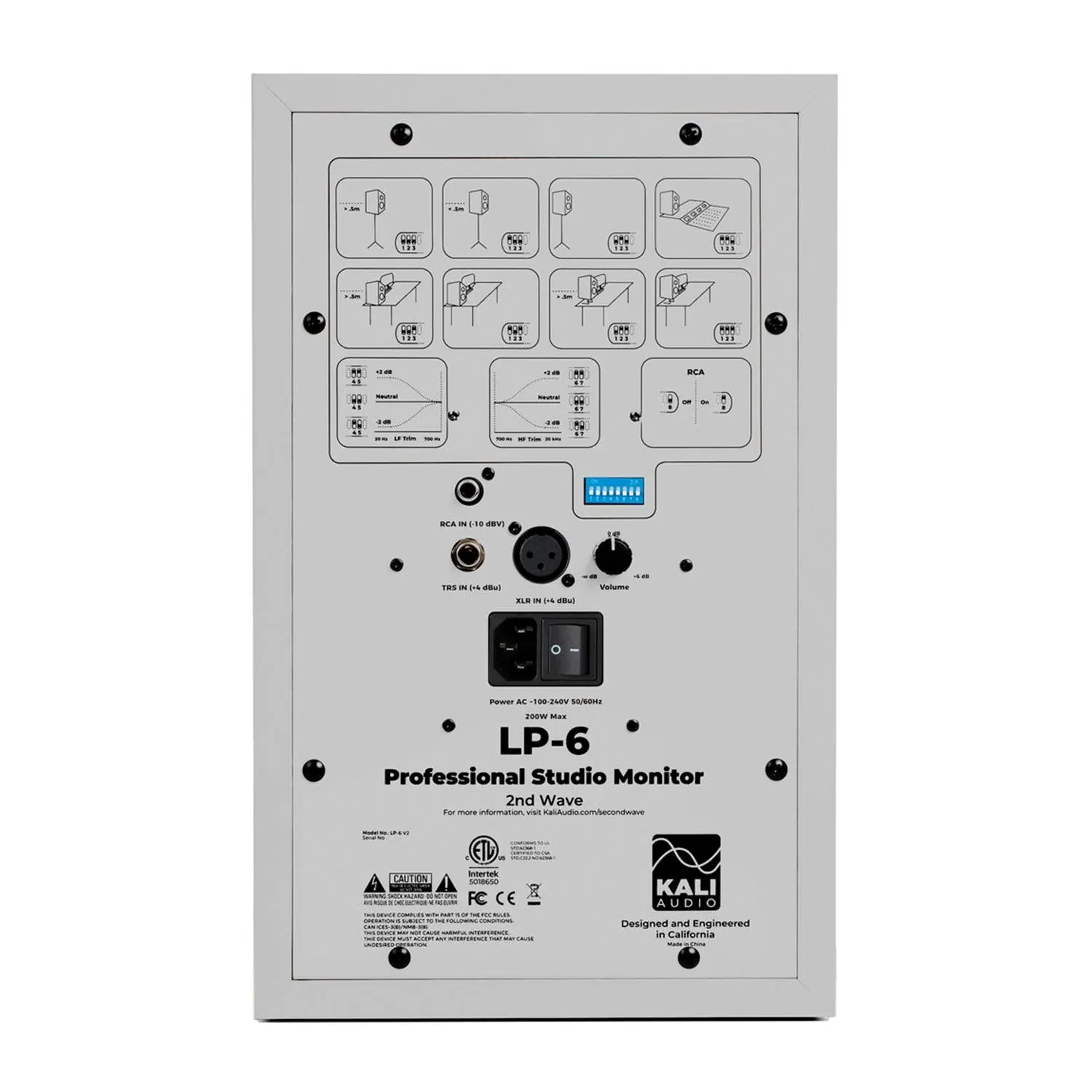 Kali Audio LP-6 2nd Wave White studijski monitorji