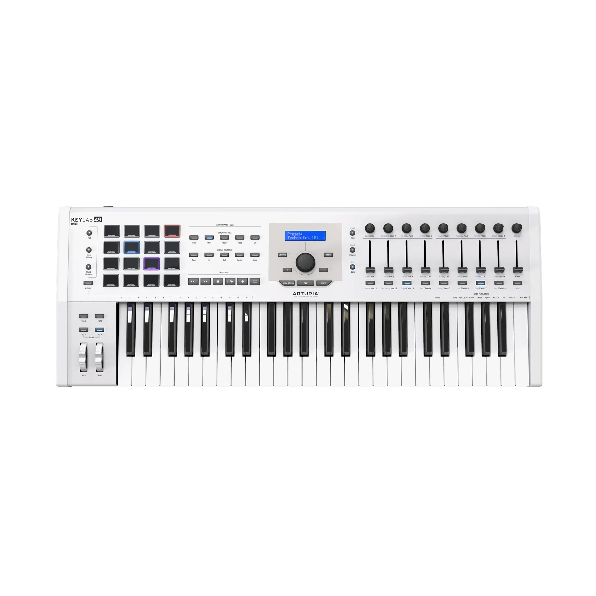 Arturia KeyLab MkII 49 White MIDI klaviatura/kontroler