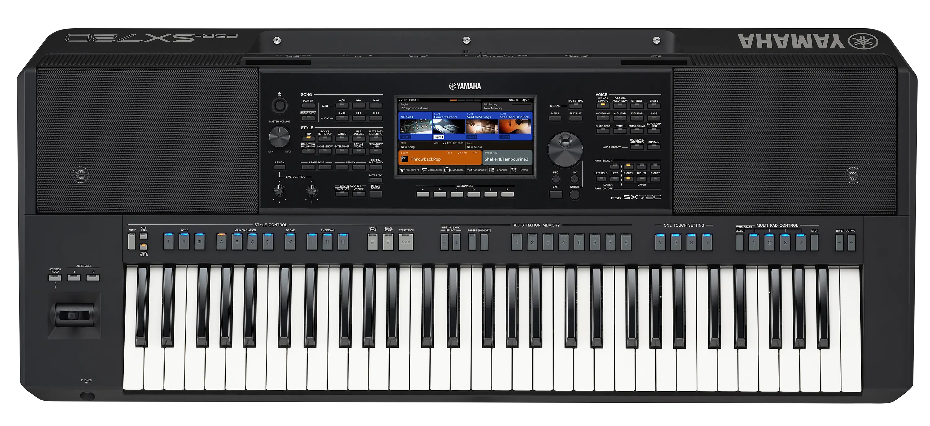 Yamaha PSR SX720 klaviatura arranger