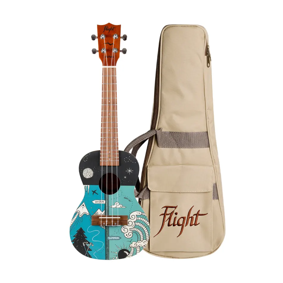 Flight AUC33 TWO SEASONS concert ukulele