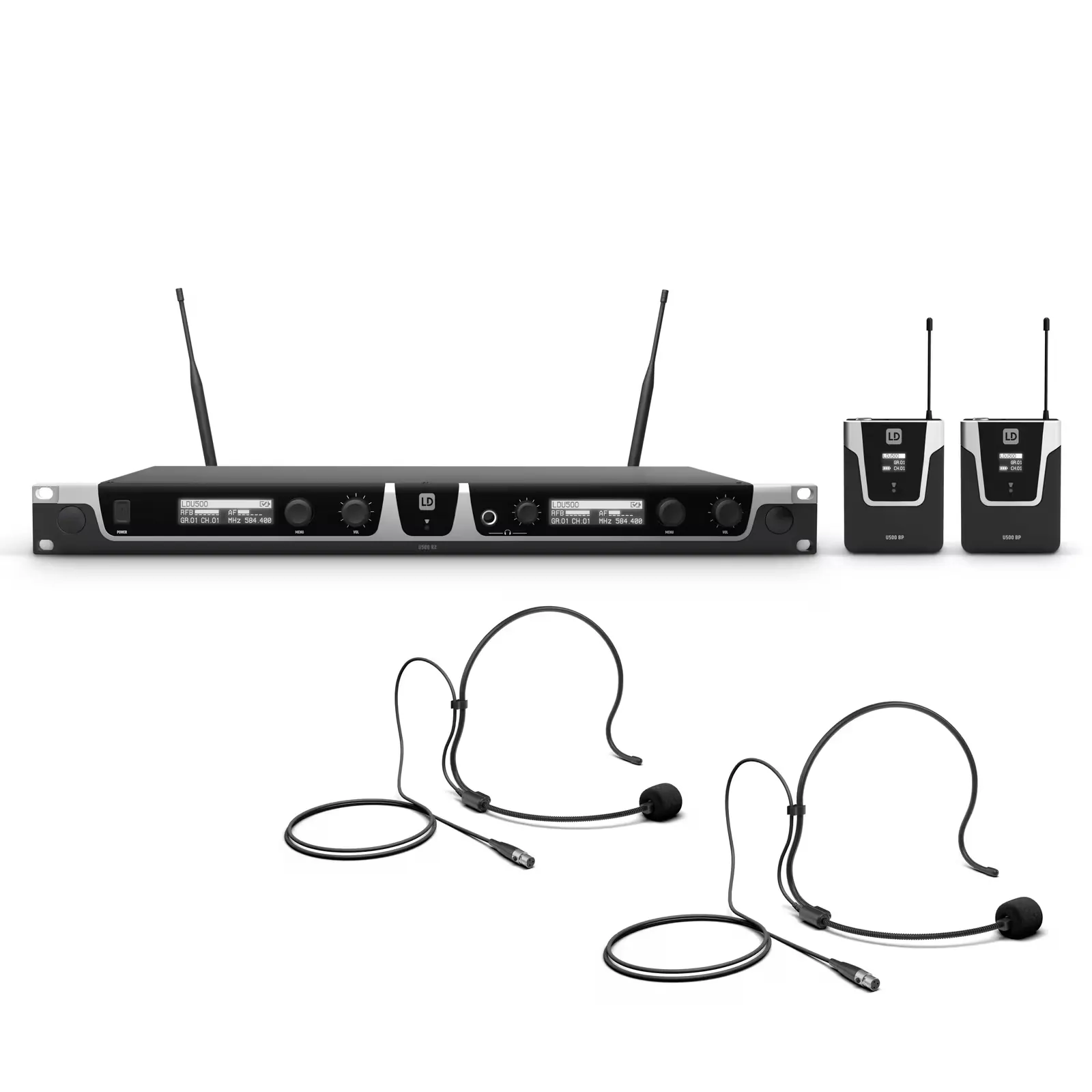 LD Systems U505 BPH 2 dvojni naglavni sistem