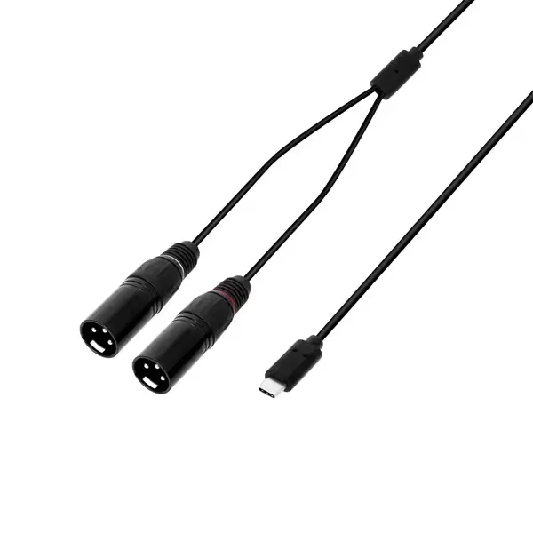 AH Cables USB-C na 2x XLRm 1,5m povezovalni kabel - KOPIJA