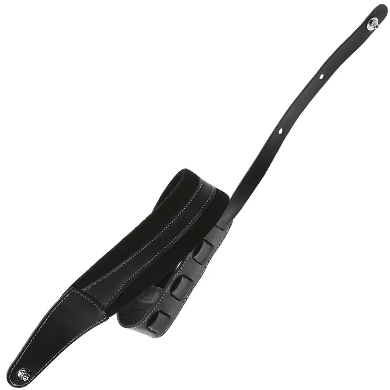 GEWA Prestige 85 oblazinjen pas za kitaro Black/Black s Strap-lock sistemom