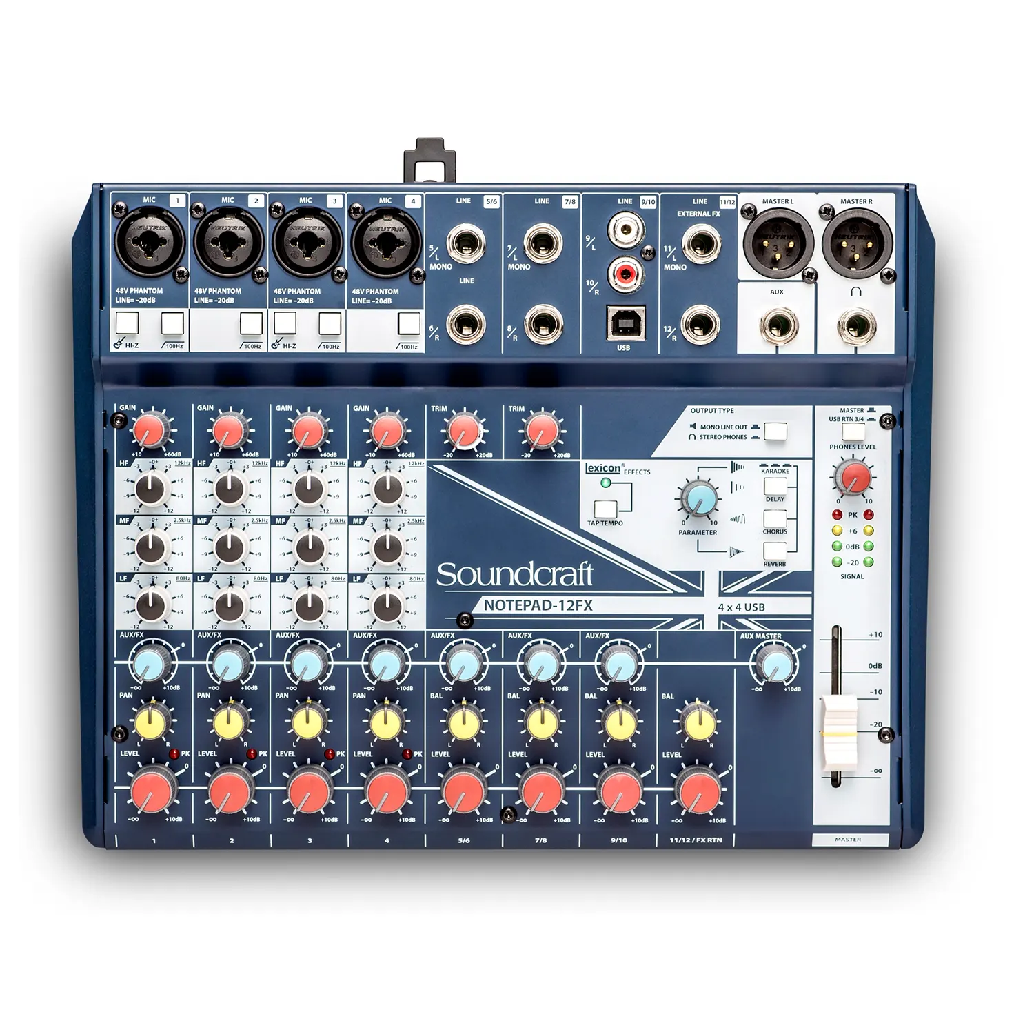 Soundcraft Notepad-12FX analogna mešalna miza z USB in efekti